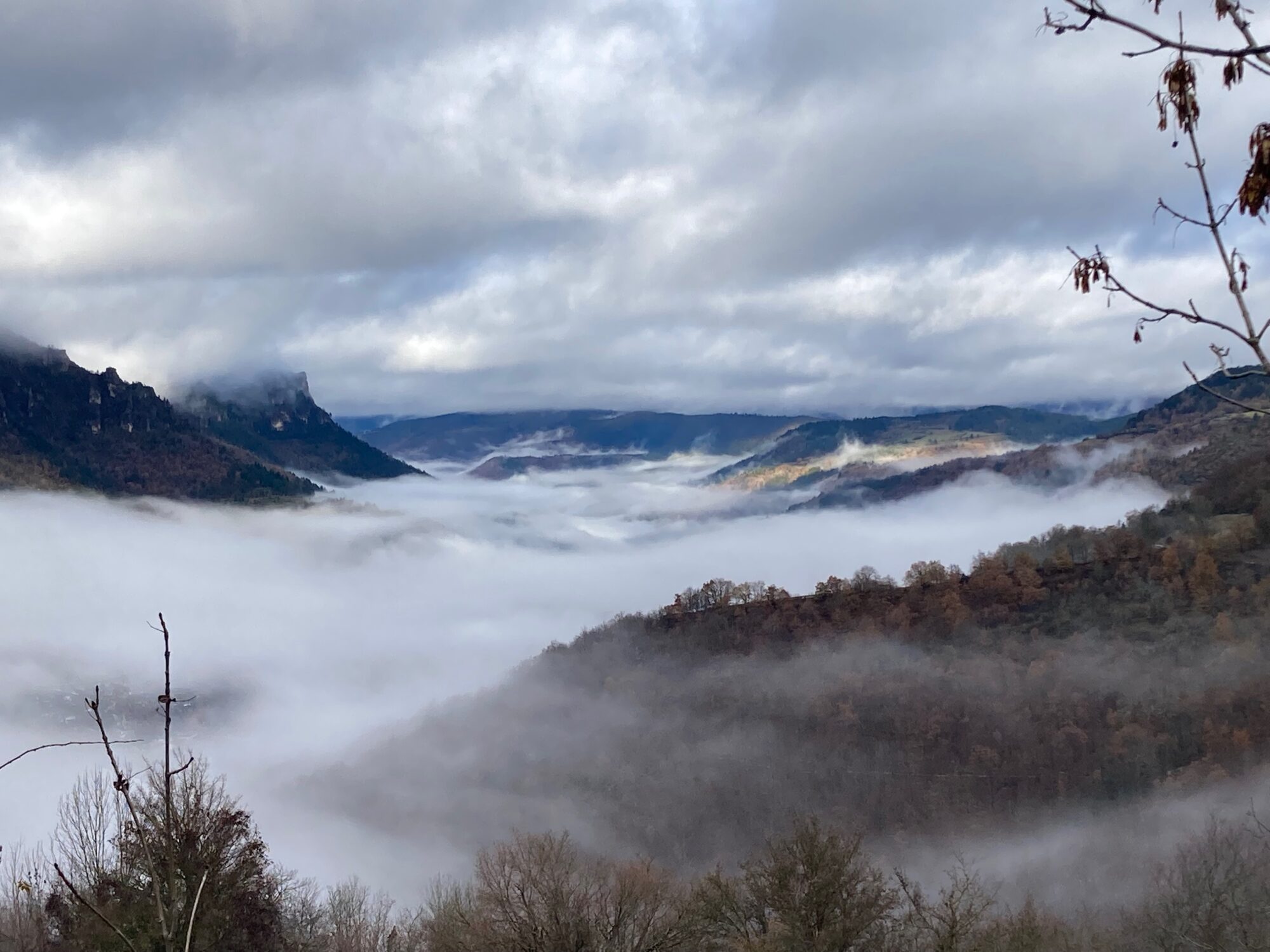 Mer de nuage Lozere voyage sonore Laure SChappler